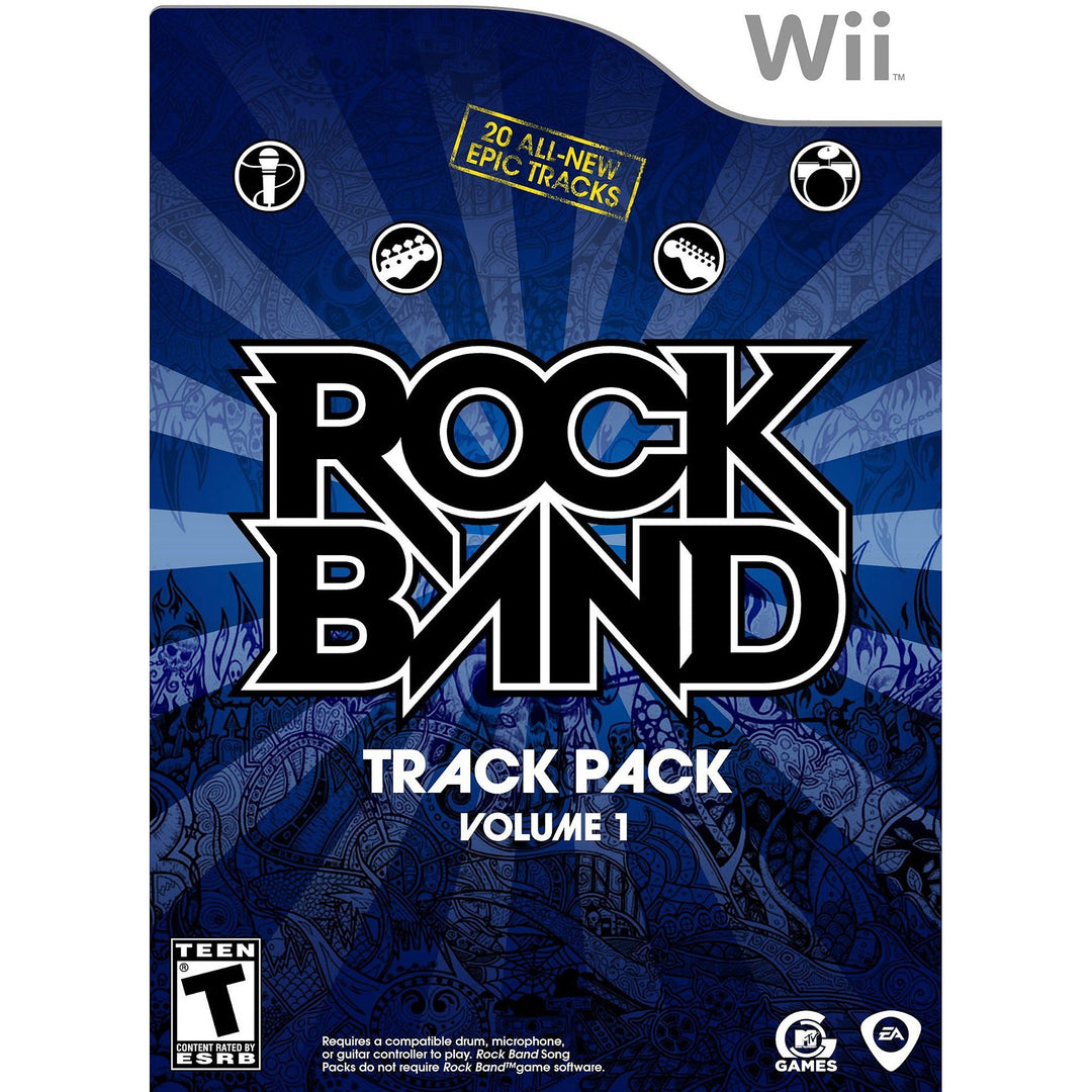 Rock Band Track Pack Vol 1 – Wii Game - Retro vGames