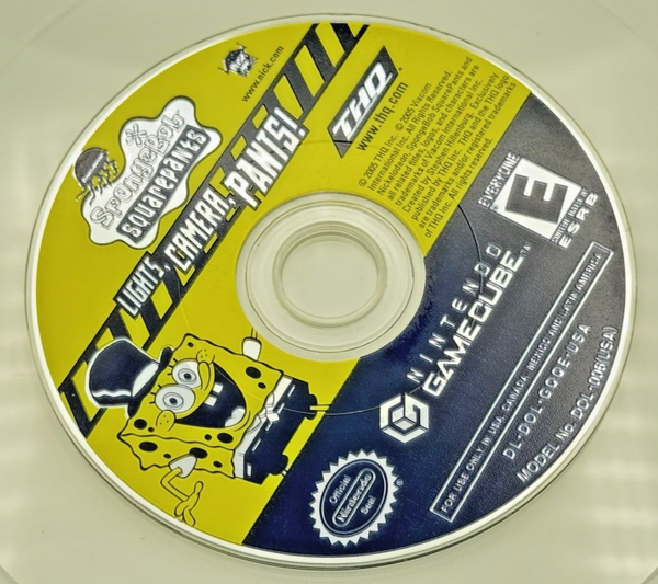 SpongeBob SquarePants Lights Camera Pants - Gamecube Game - Image 2