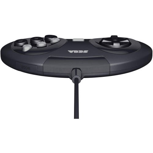 SEGA Genesis 6-button Arcade Original Port Pad Black - Retro vGames
