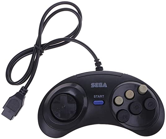 Sega Genesis Controller 6 Button (Official) - Retro vGames