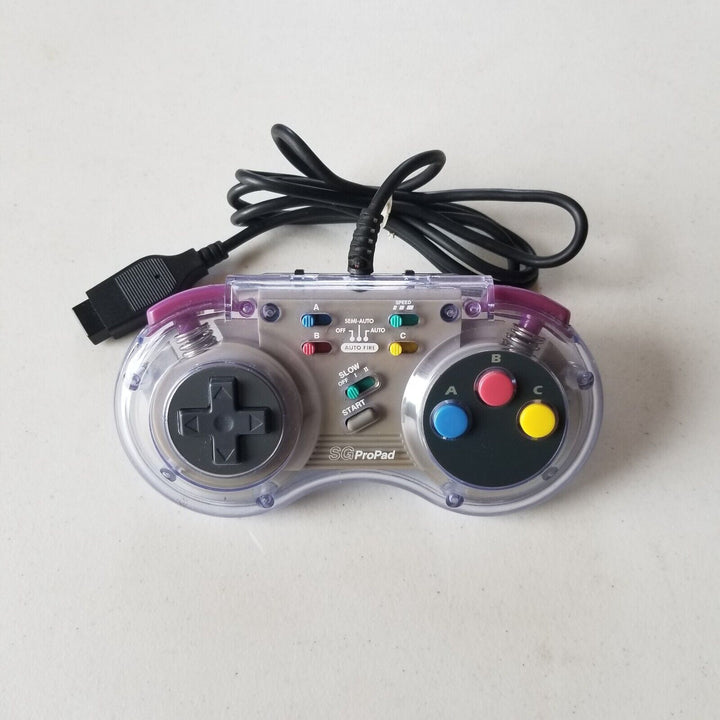 Sega Genesis SG Propad 3-button Turbo Controller - Retro vGames