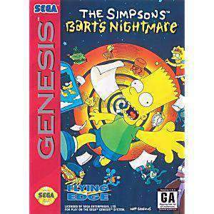 Simpsons Bart's Nightmare - Genesis Game - Retro vGames