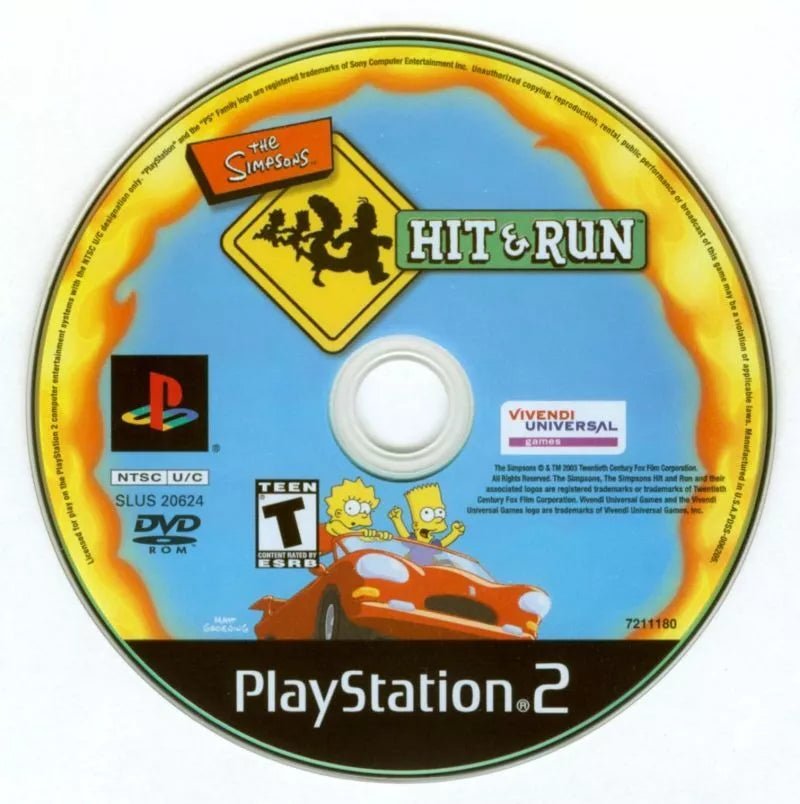 Simpsons Hit and Run - PS2 Game - Retro vGames