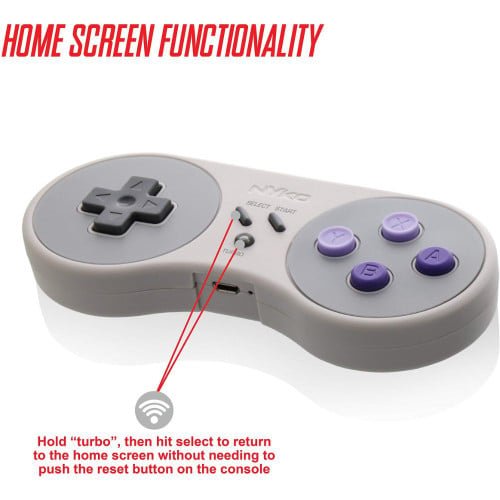 SNES Classic Wireless Controller Turbo Super Miniboss - Retro vGames