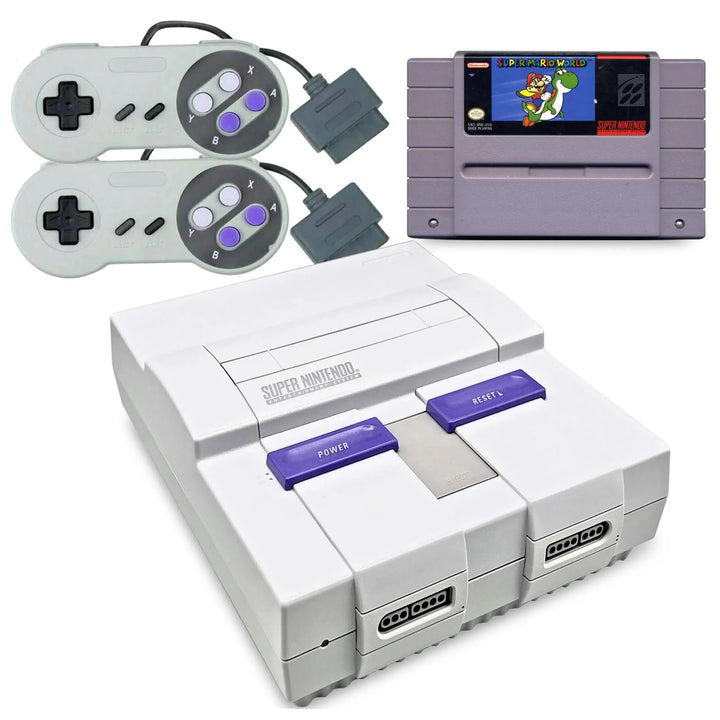 SNES Console Bundle: Super Mario World - Retro vGames
