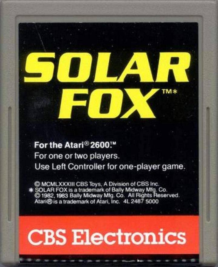 SOLAR FOX - Atari 2600 Game - Retro vGames