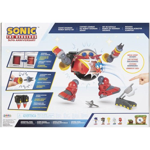 Sonic: 2.5" Figure Playset Giant Eggman Robot Battle - Retro vGames