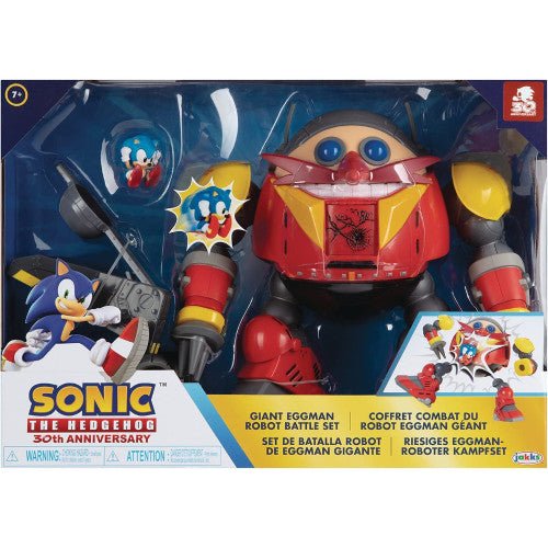 Sonic: 2.5" Figure Playset Giant Eggman Robot Battle - Retro vGames