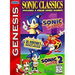 Sonic Classics 3 In 1 - Genesis Game - Retro vGames
