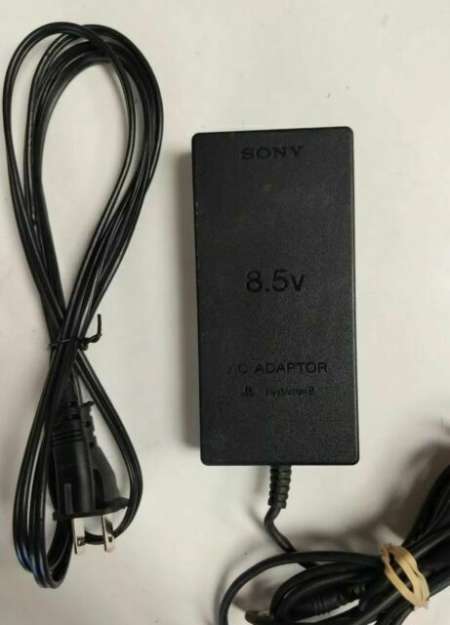Sony Playstation 2 Slim Original AC Adapter and cord - Retro vGames