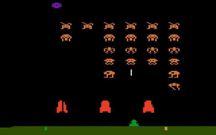 SPACE INVADERS - Atari 2600 Game - Retro vGames