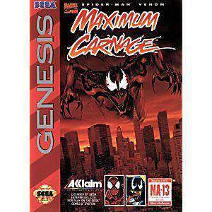 Spider-Man Maximum Carnage - Genesis Game - Retro vGames