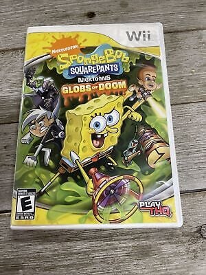 SpongeBob SquarePants Featuring Nicktoons Globs of Doom - Wii Game - Retro vGames