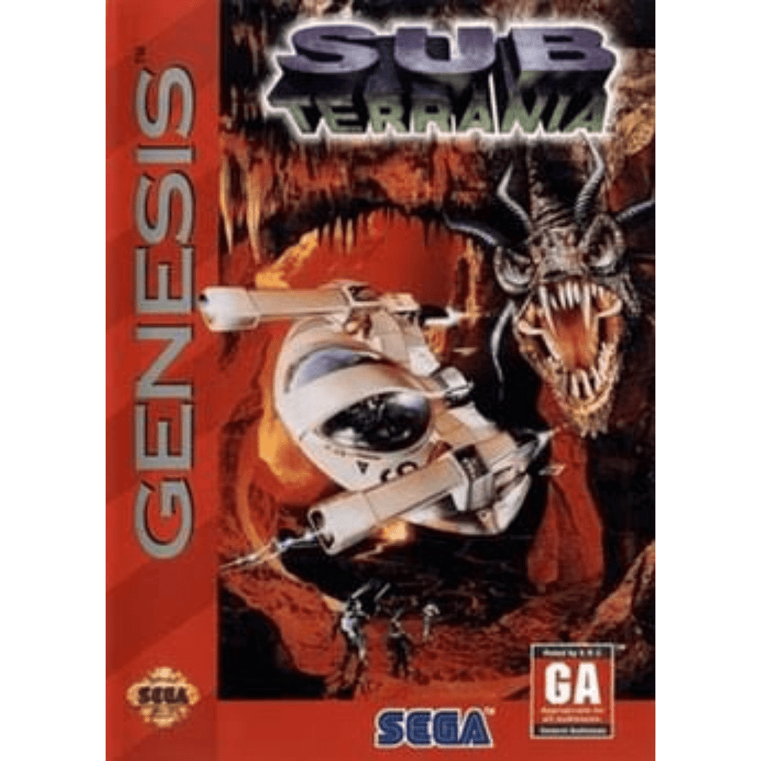 Sub-Terrania - Sega Genesis Game - Retro vGames