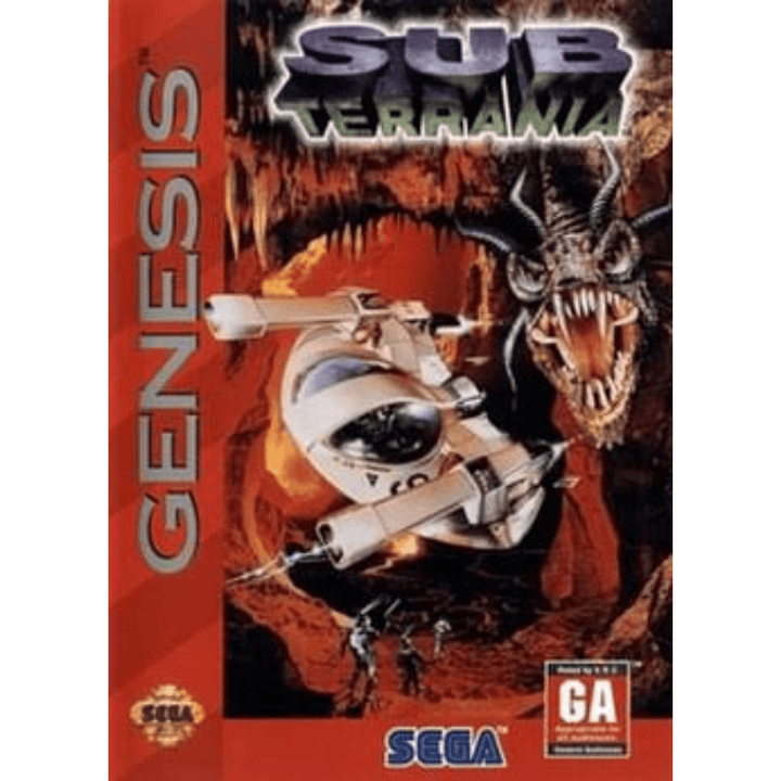 Sub-Terrania - Sega Genesis Game - Retro vGames