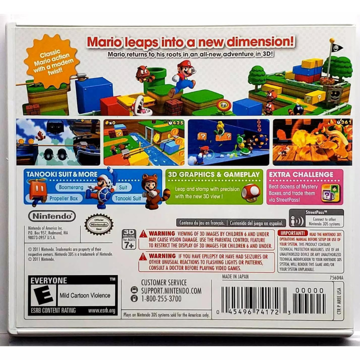Super Mario 3D Land - 3DS Game - Retro vGames