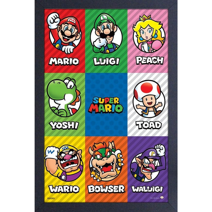 Super Mario Character Grid - Retro vGames