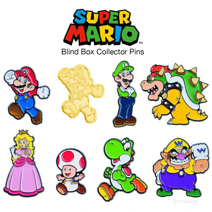 Super Mario: Collector's Enamel Pins - Retro vGames