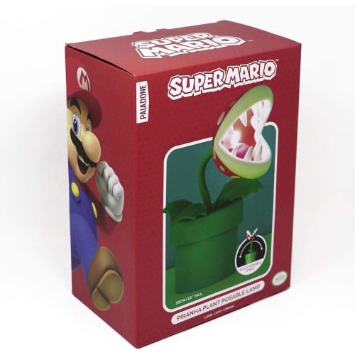 Super Mario: Piranha Plant Posable Lamp - Retro vGames
