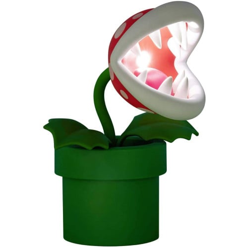 Super Mario: Piranha Plant Posable Lamp - Retro vGames