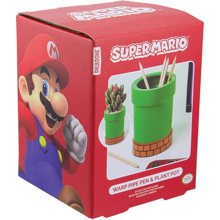 Super Mario: Warp Pipe Pen Pot - Retro vGames