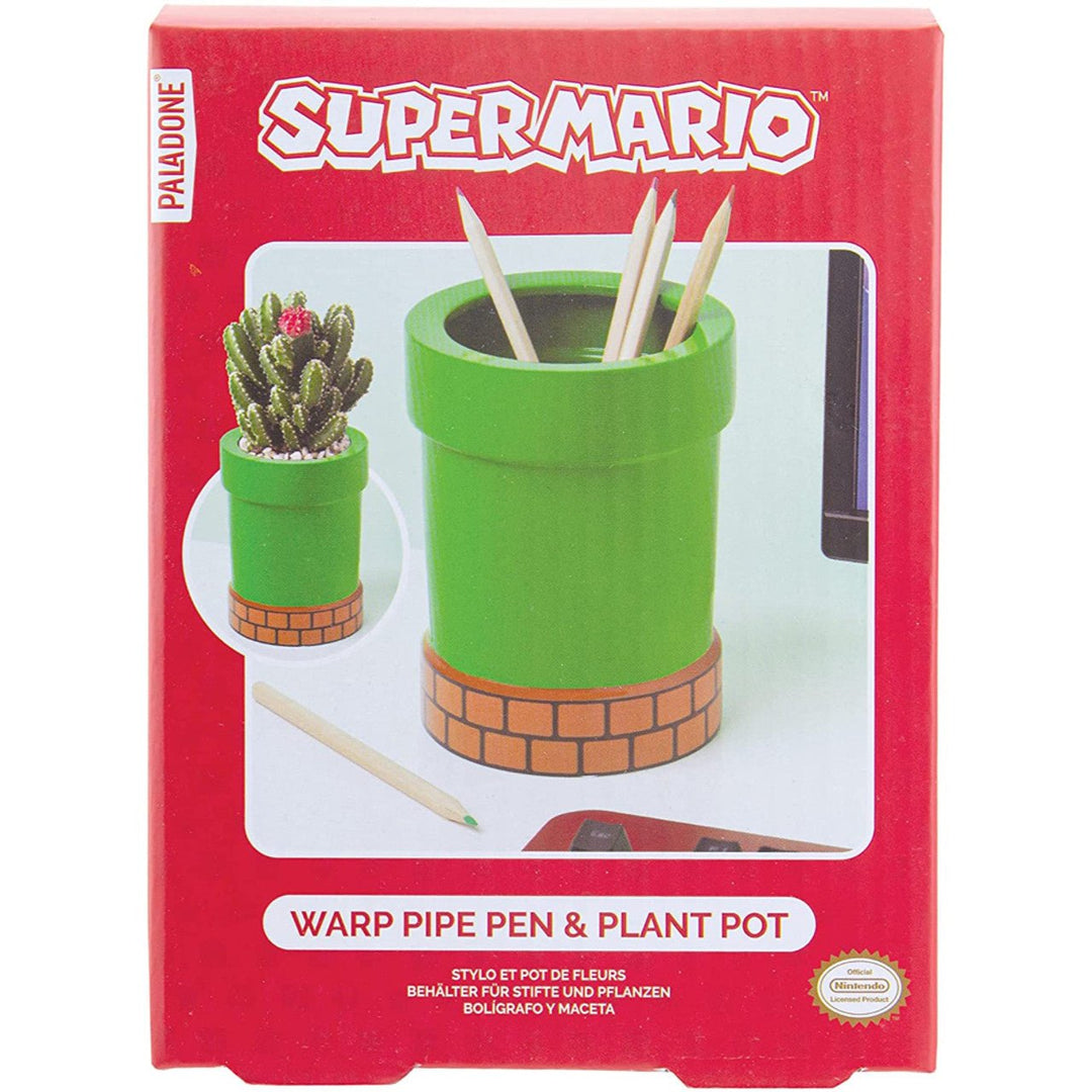 Super Mario: Warp Pipe Pen Pot - Retro vGames