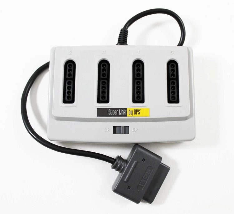 Super Nintendo SNES Super Link By BPS Multi-Player Adapter - Retro vGames