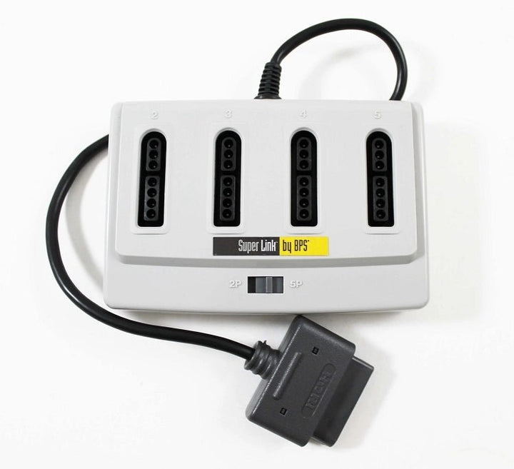 Super Nintendo SNES Super Link By BPS Multi-Player Adapter - Retro vGames