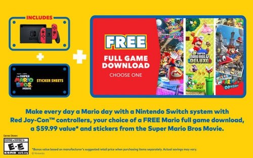 Switch Console Mario Choose One Bundle - Retro vGames