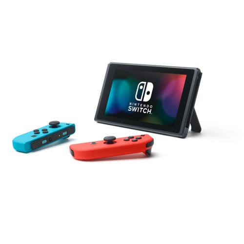 Switch Console Neon Red & Blue Core + Mario Kart 8 Deluxe - Retro vGames