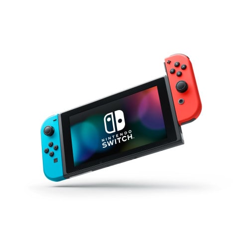 Switch Console Neon Red & Blue Core + Mario Kart 8 Deluxe - Retro vGames