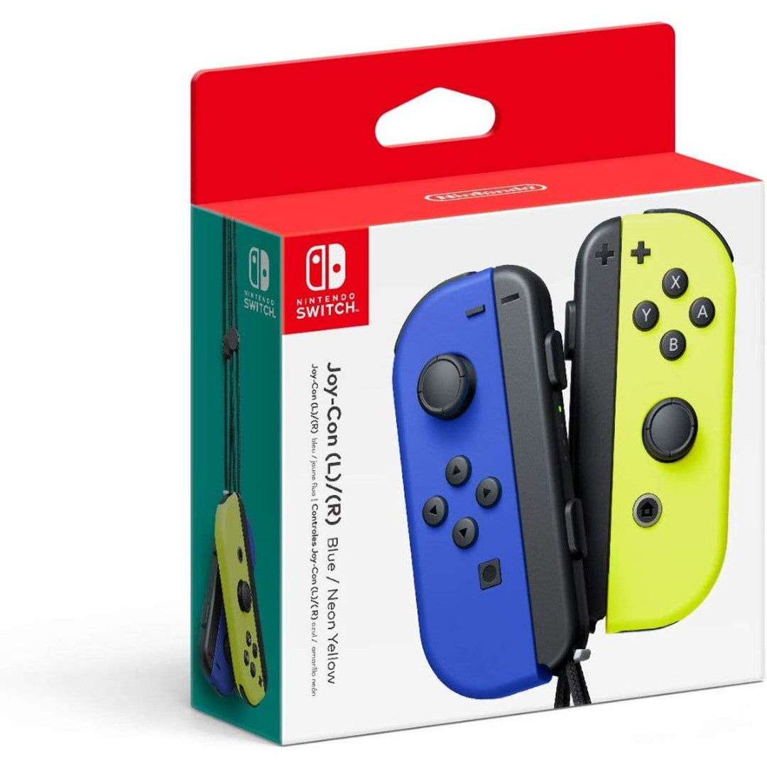 Switch Joy-Con (L/R) - Blue / Neon Yellow - Retro vGames