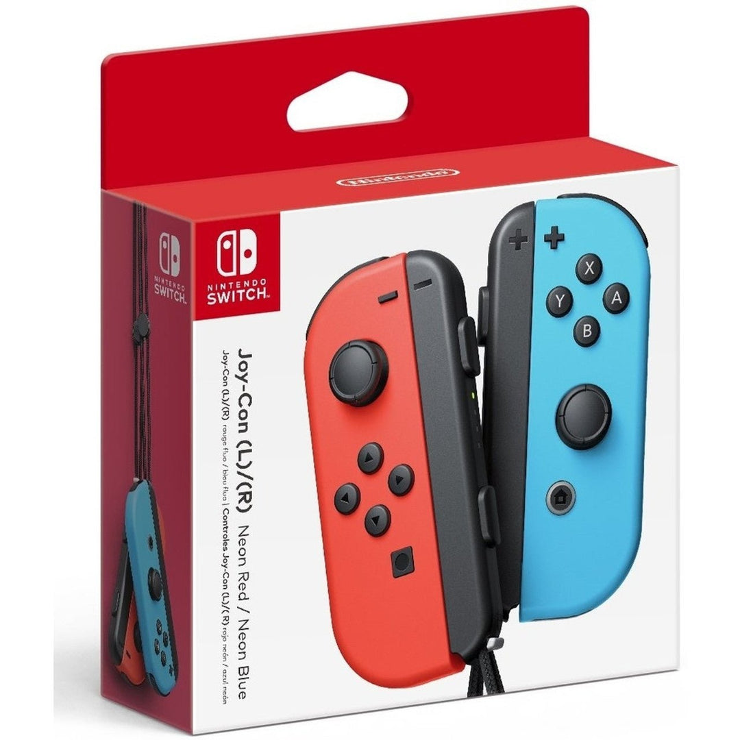 Switch Joy-Con (L/R) - Neon Blue & Red - Retro vGames