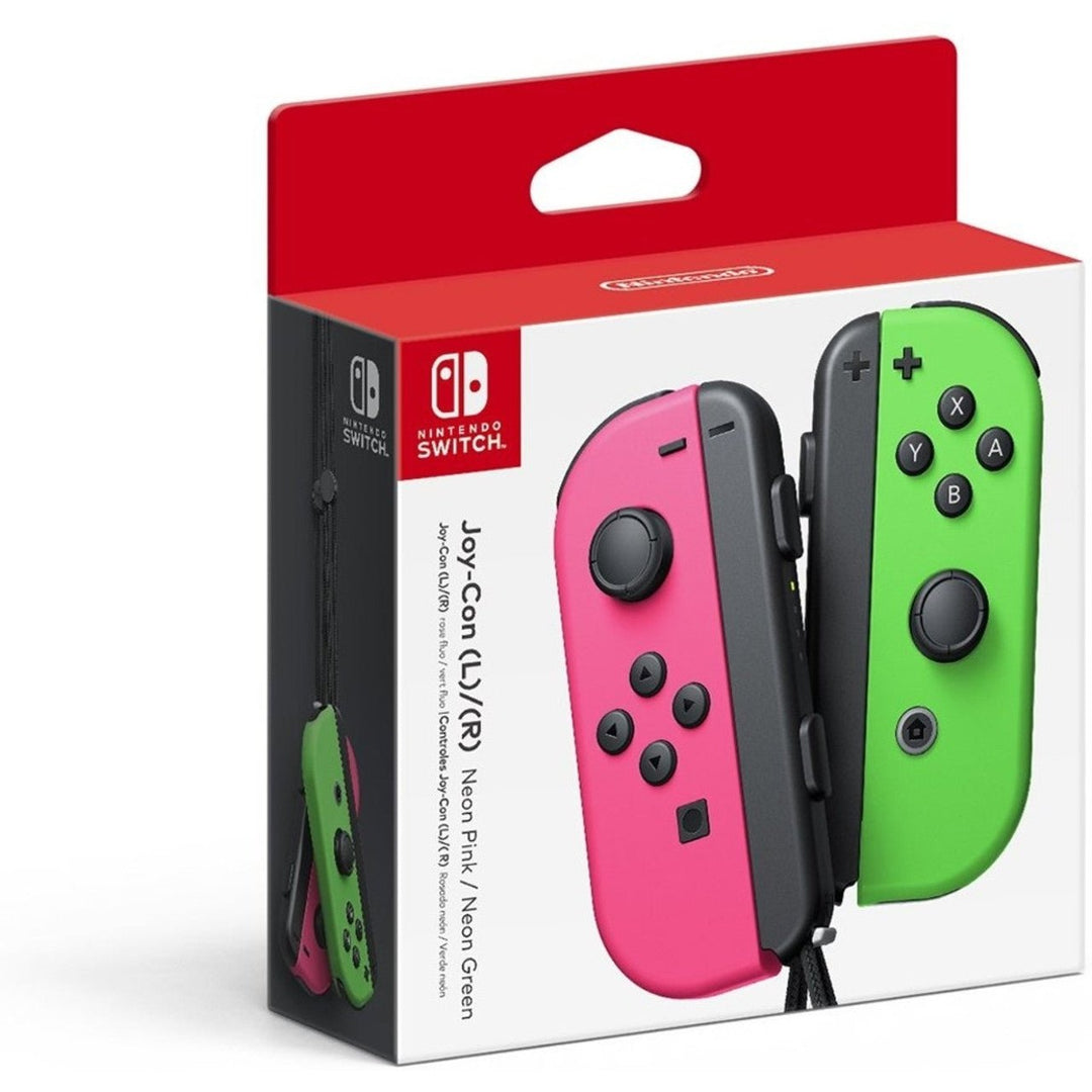 Switch Joy-Con (L/R) - Neon Pink & Green - Retro vGames
