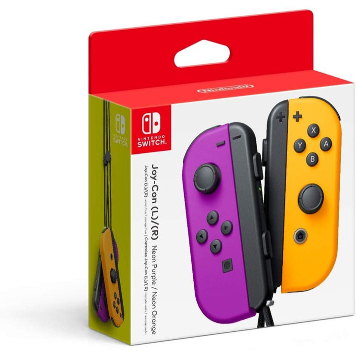 Switch Joy-Con (L/R) - Neon Purple / Neon Orang - Retro vGames