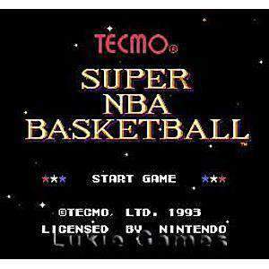 Tecmo Super NBA Basketball - SNES Game - Retro vGames