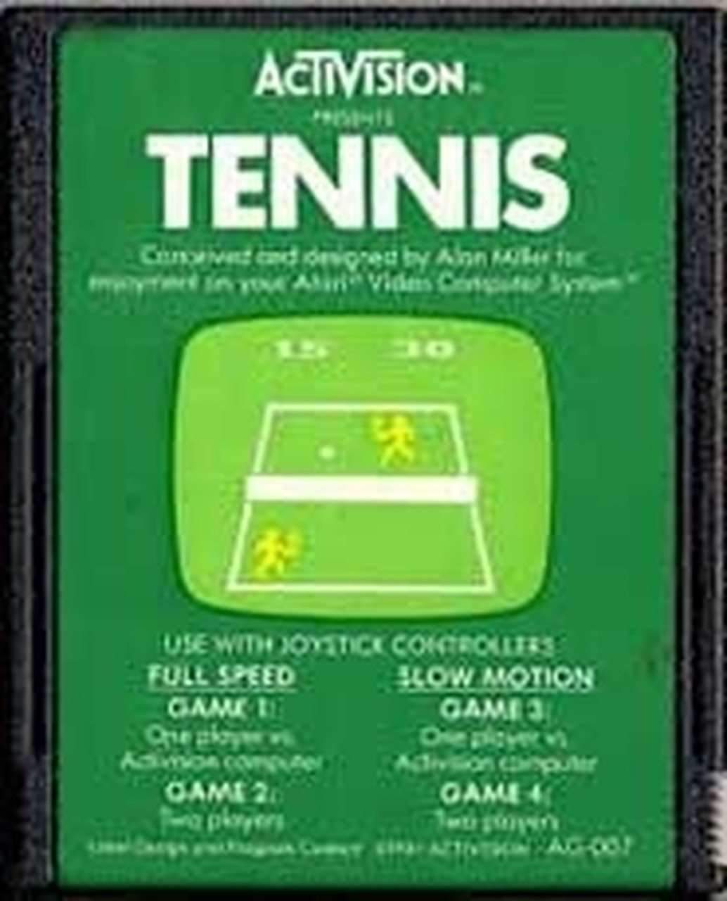 TENNIS - Atari 2600 Game - Retro vGames
