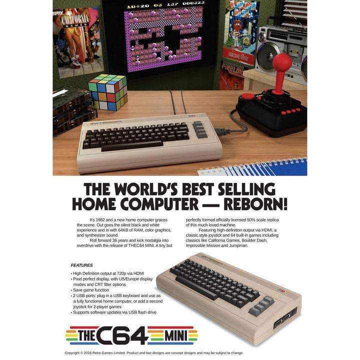 The C64 Mini Console - Retro vGames