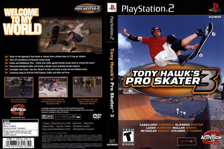 Tony Hawk’s Pro Skater 3 – PS2 Games - Retro vGames