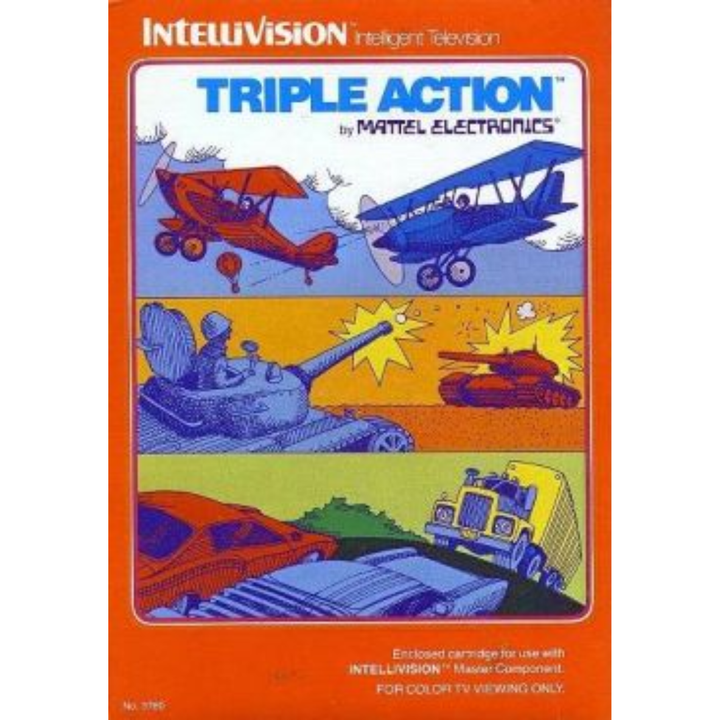 Triple Action - Intellivision Game - Retro vGames