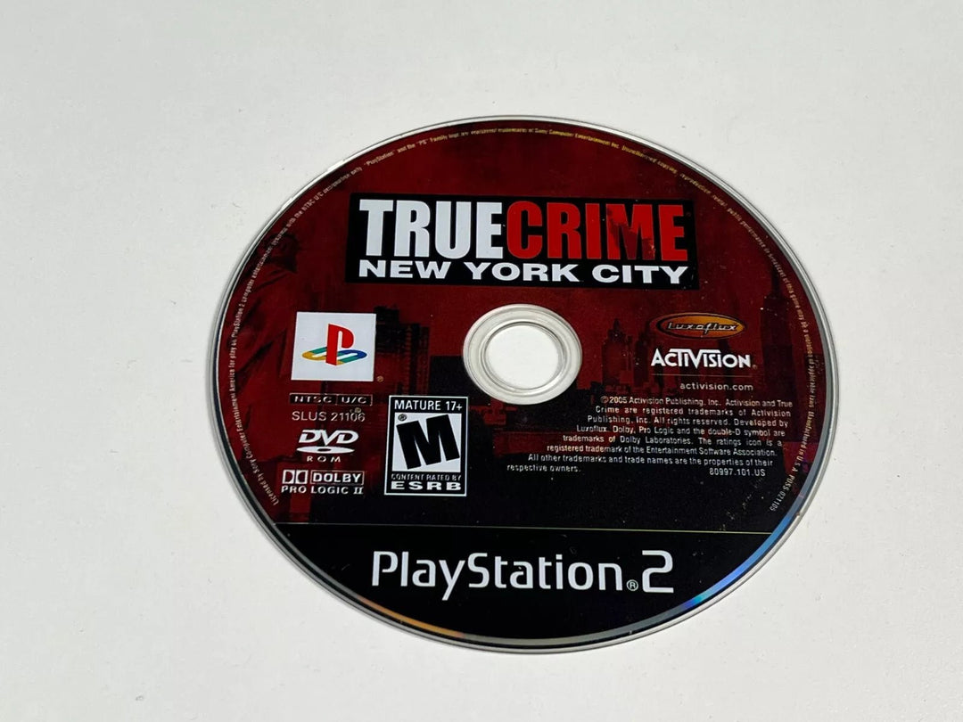 True Crime New York City - PS2 Game - Retro vGames