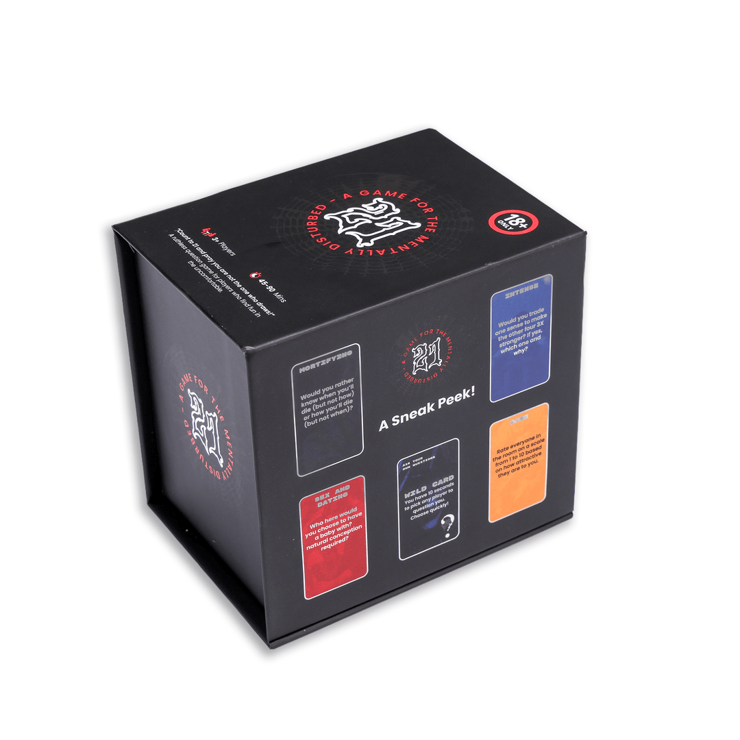TWENTY-ONE™ Adult Party Card Game (18+) | 225 Cards for Game Night Fun - Retro vGames