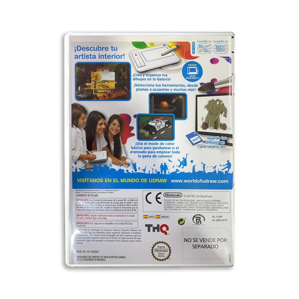 uDraw Gametablet w/uDraw Studio: Instant Artist - Wii Game - Retro vGames