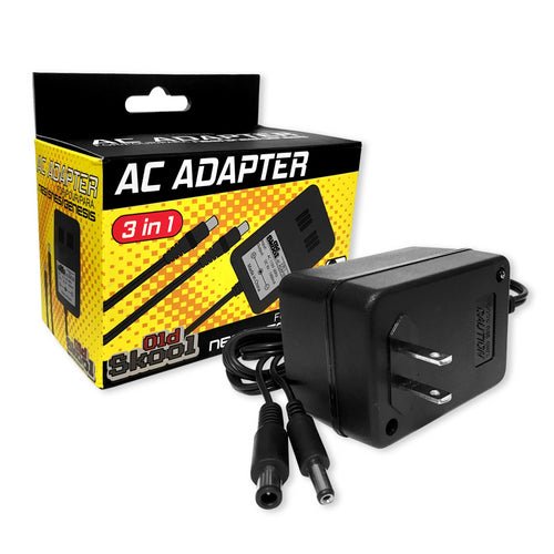Adaptateur CA 3-en-1 universel rétro : NES / SNES / Genesis - Old Skool - Image 2