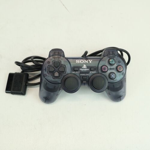 Used Clear Playstation 2 Dualshock 2 Controller - Image 2