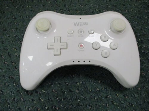 Used Nintendo Wii U Pro Controller- White - Retro vGames