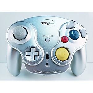 Wavedash Gamecube Wireless Controller (Silver) - Retro vGames