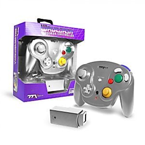 Wavedash Gamecube Wireless Controller (Silver) - Retro vGames