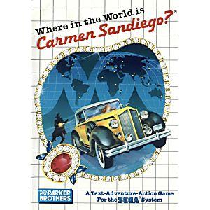 Where in the World is Carmen Sandiego - Sega Master System Game - Retro vGames