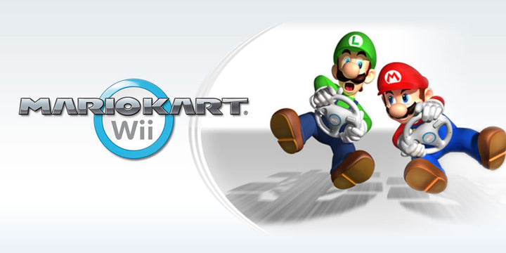 Wii Console Bundle: Mario Kart With Wheel - Retro vGames